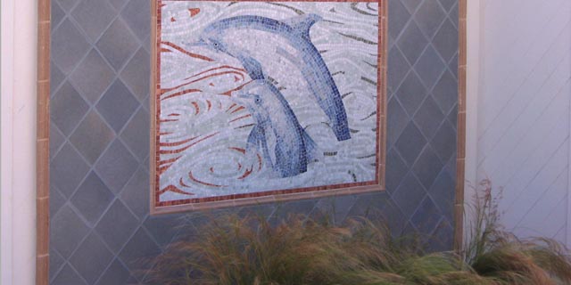 Patio Mosaic Detail
